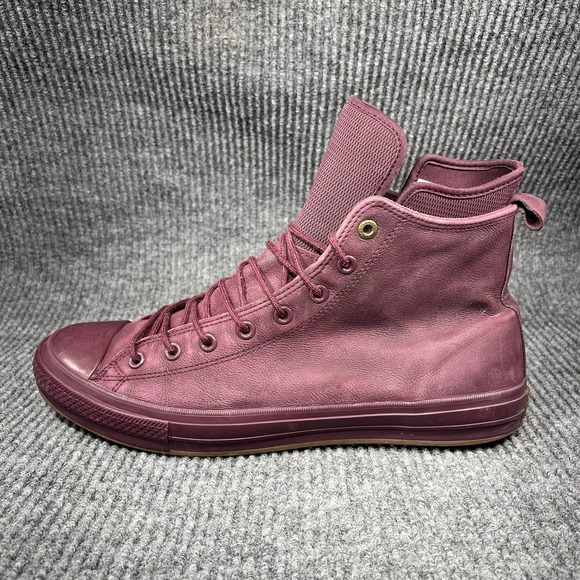 RARE Converse Chuck Taylor 2 Men\'s Size 13 Plum Gum Lunarlon Waterproof Leather main image 6